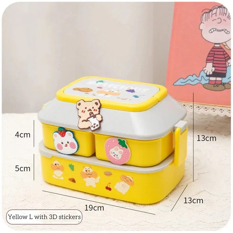 Joy_ Portable Lunch Box For Girls School Kids