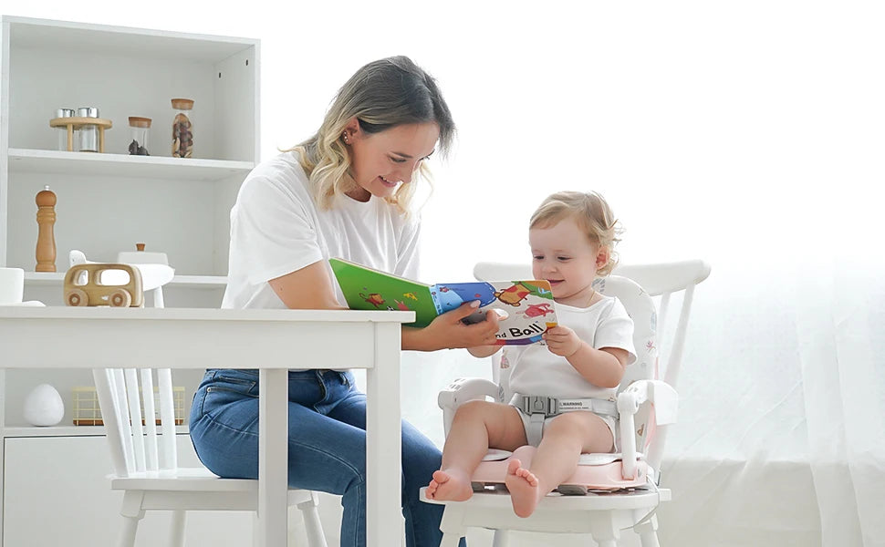Bird _Baby Booster Seat for Dining Table with Removable Tray & Cushion