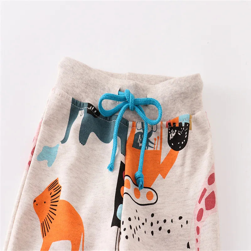 JOY_ Animals Print Boys& Girls Sweatpants