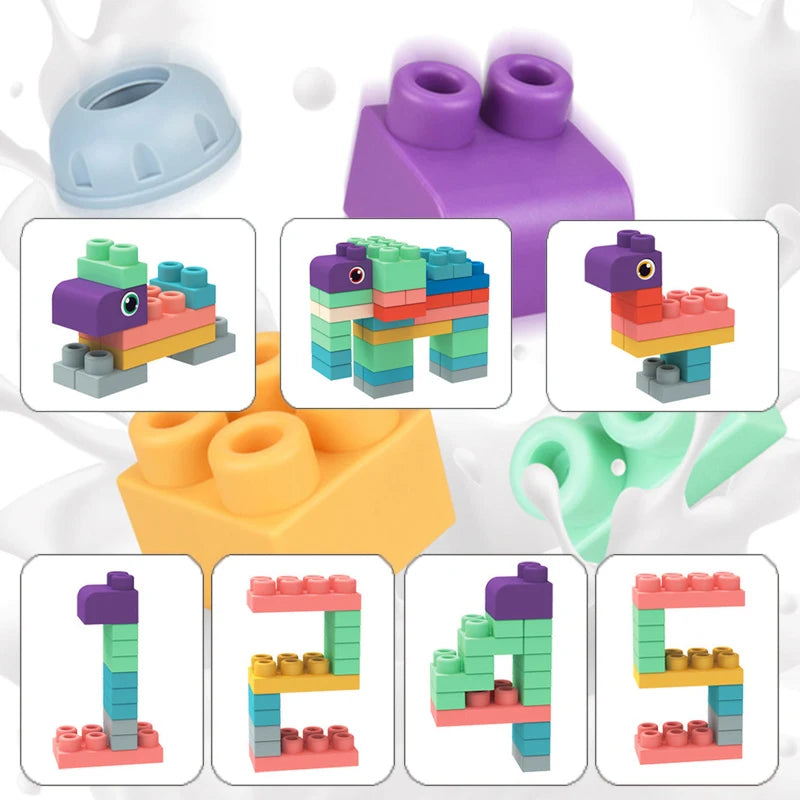 Baby Soft Plastic 3D Building Blocks Big Size