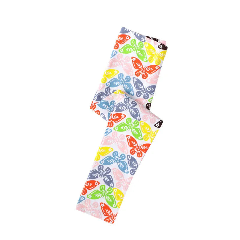 Joy_ Baby Girls Unicorn Cartoon Pencil Pants Hot Selling Pink Cotton Leggings