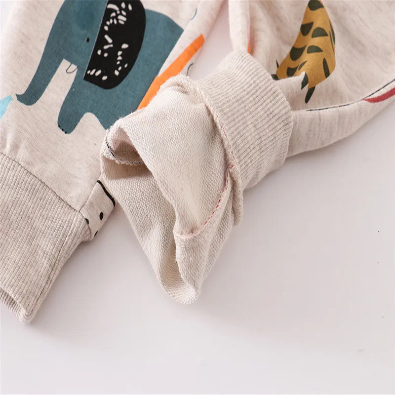 JOY_ Animals Print Boys& Girls Sweatpants