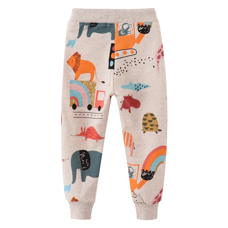 JOY_ Animals Print Boys& Girls Sweatpants