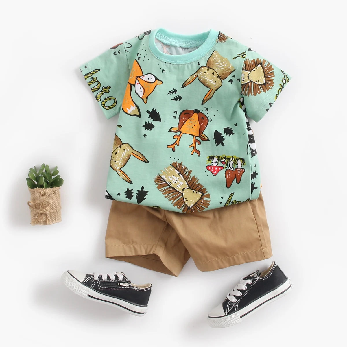 Cartoon Boys Outwear Set