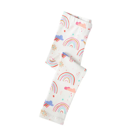 Joy_ Baby Girls Unicorn Cartoon Pencil Pants Hot Selling Pink Cotton Leggings