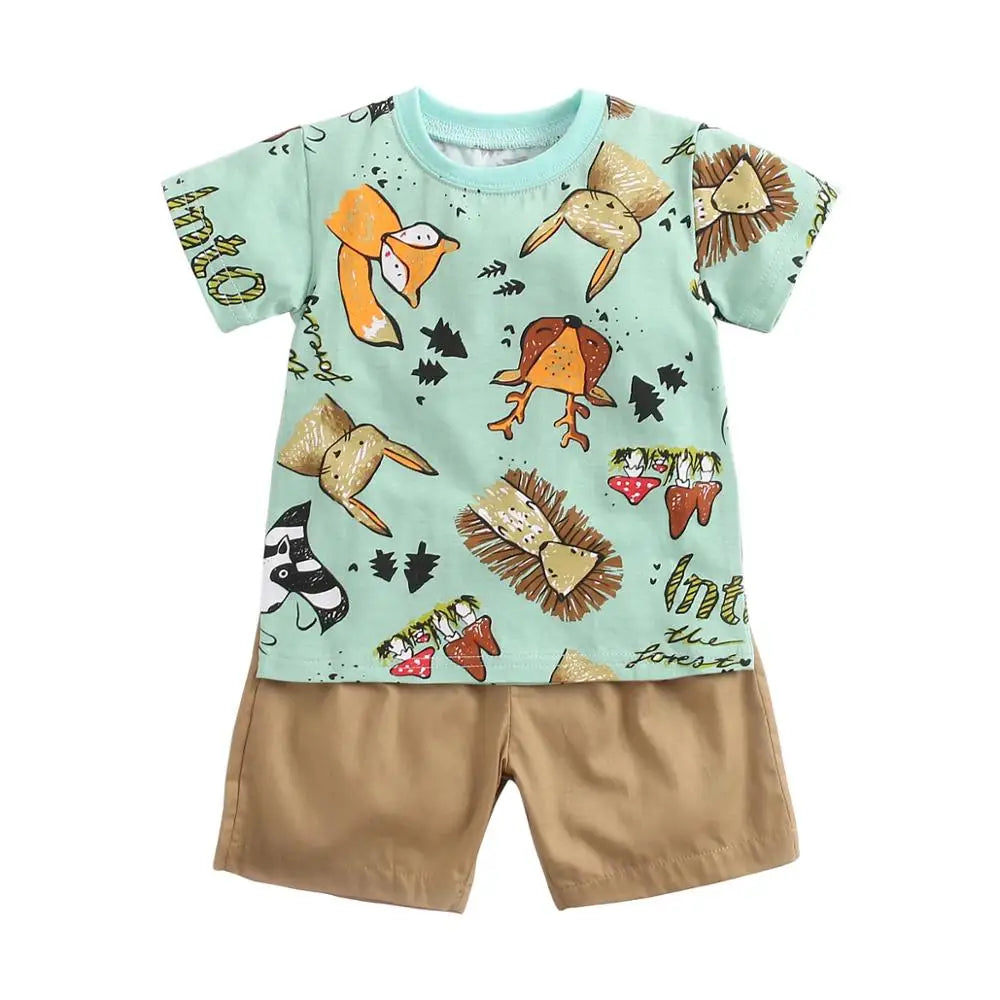 Cartoon Boys Outwear Set
