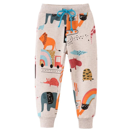 JOY_ Animals Print Boys& Girls Sweatpants