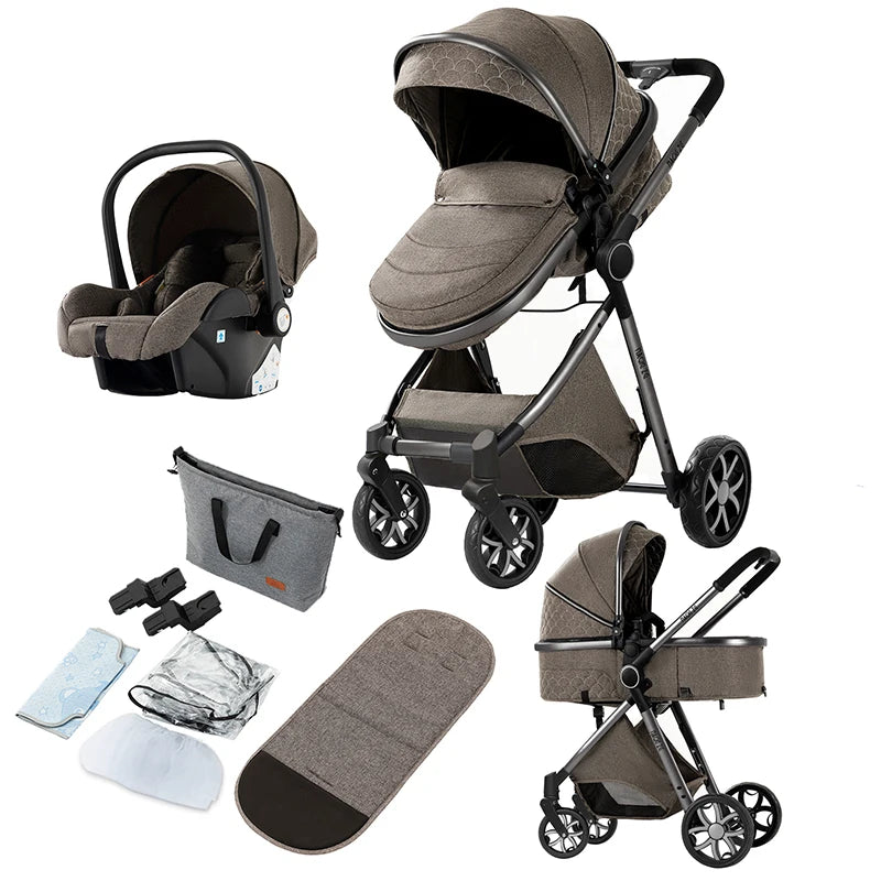 Joy _Stroller 3 in 1 Prams Baby Stroller