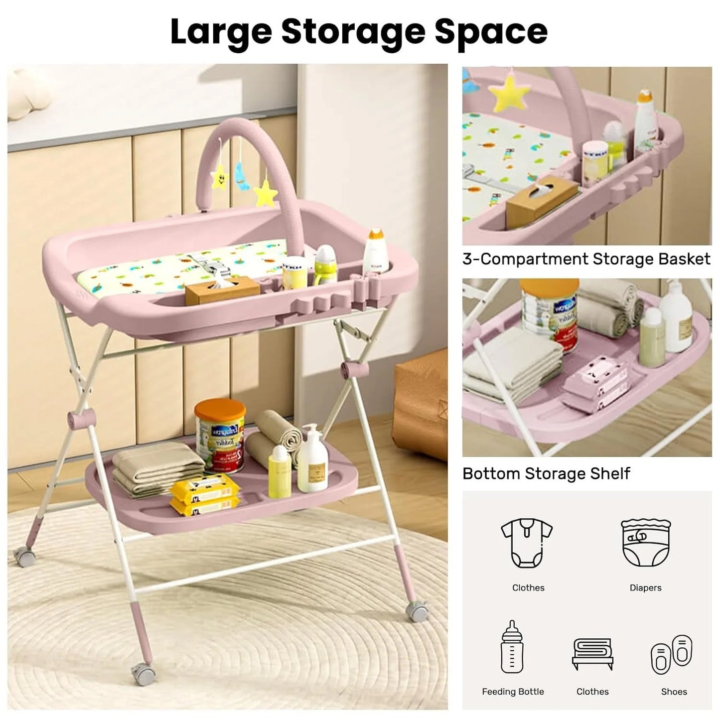 Joy _Baby Portable Diaper Changing Table