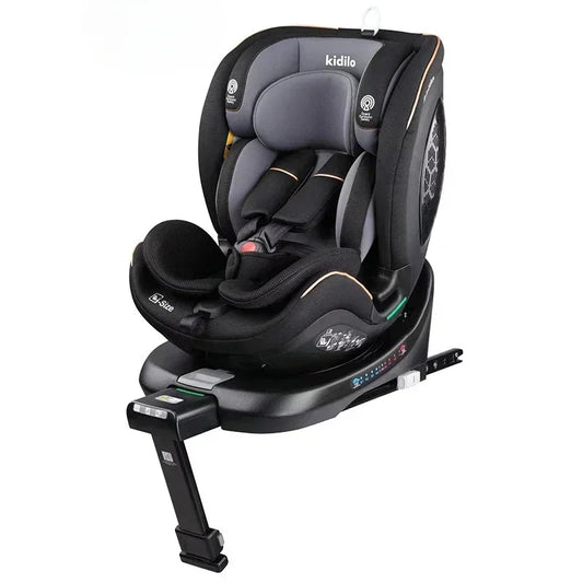 JOY _Child Car Seat with Support Seat Can Be Rotated 360° and Backrest Angle Can Be Adjusted Car Seat for 1-12 Years Old