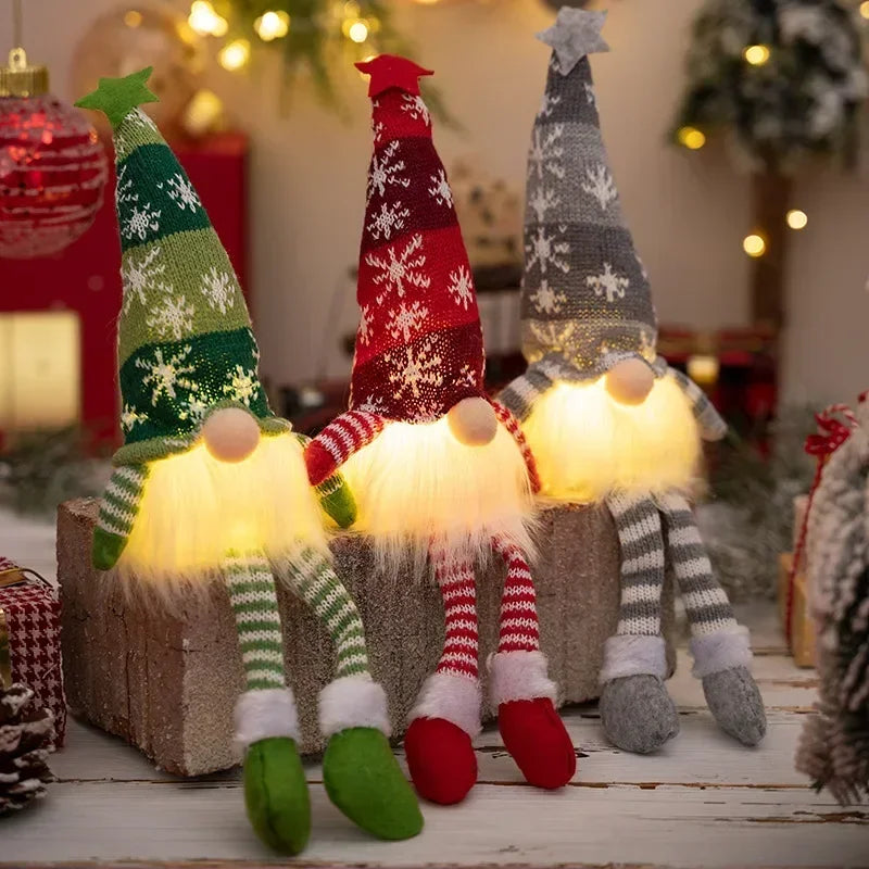 Christmas Faceless Doll Gnome Ornaments