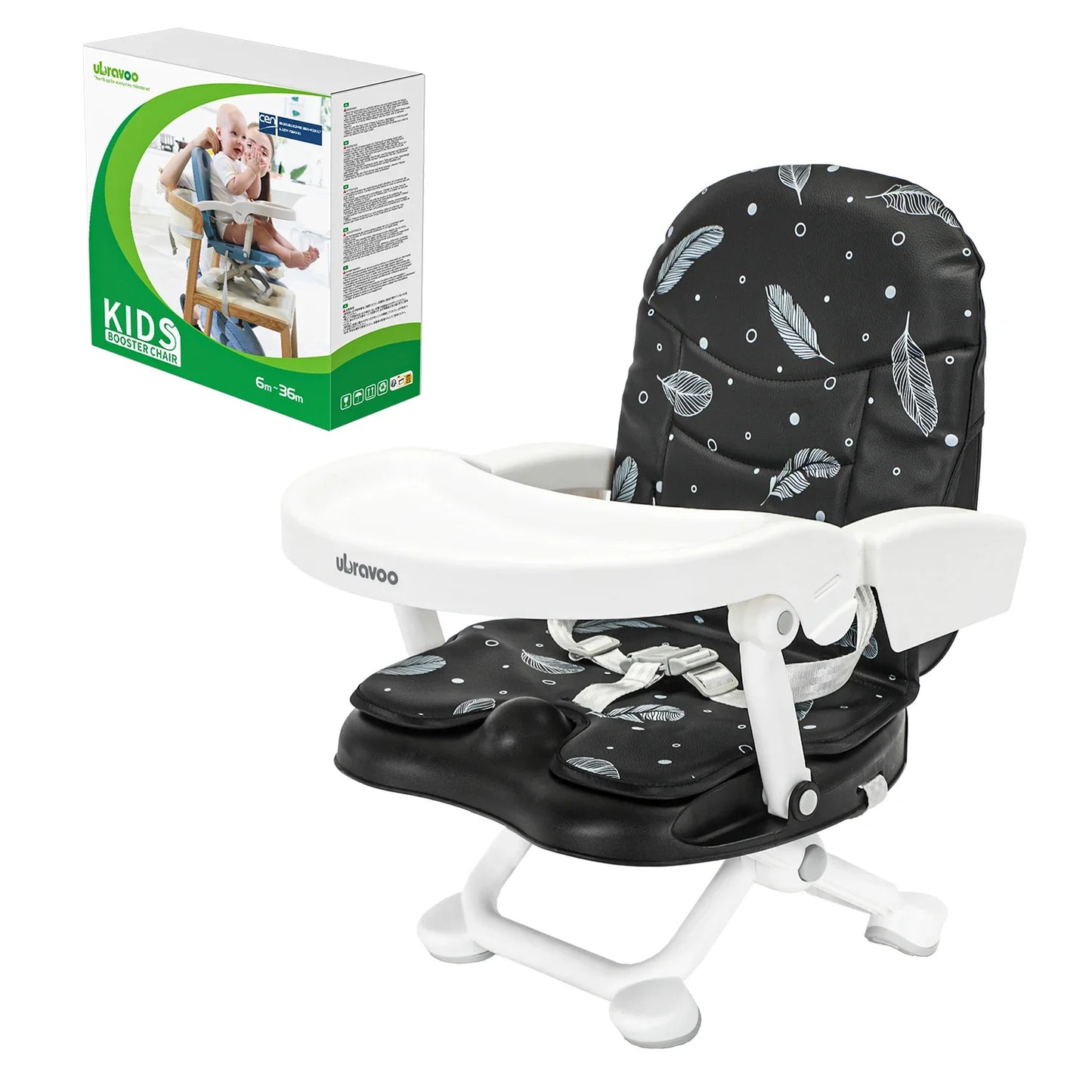 Bird _Baby Booster Seat for Dining Table with Removable Tray & Cushion