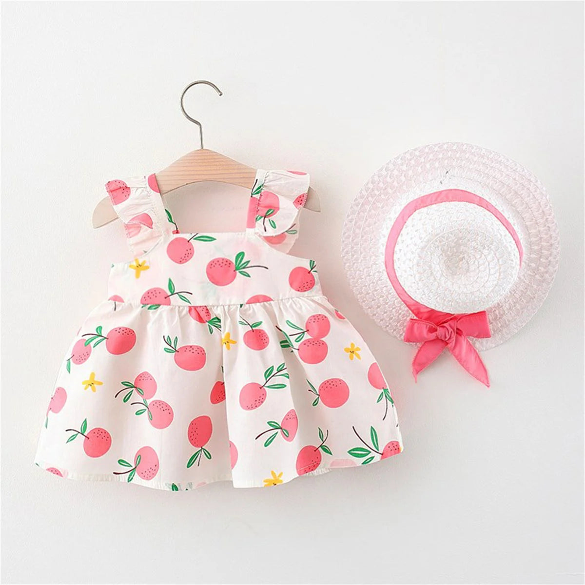 bow pinky dress