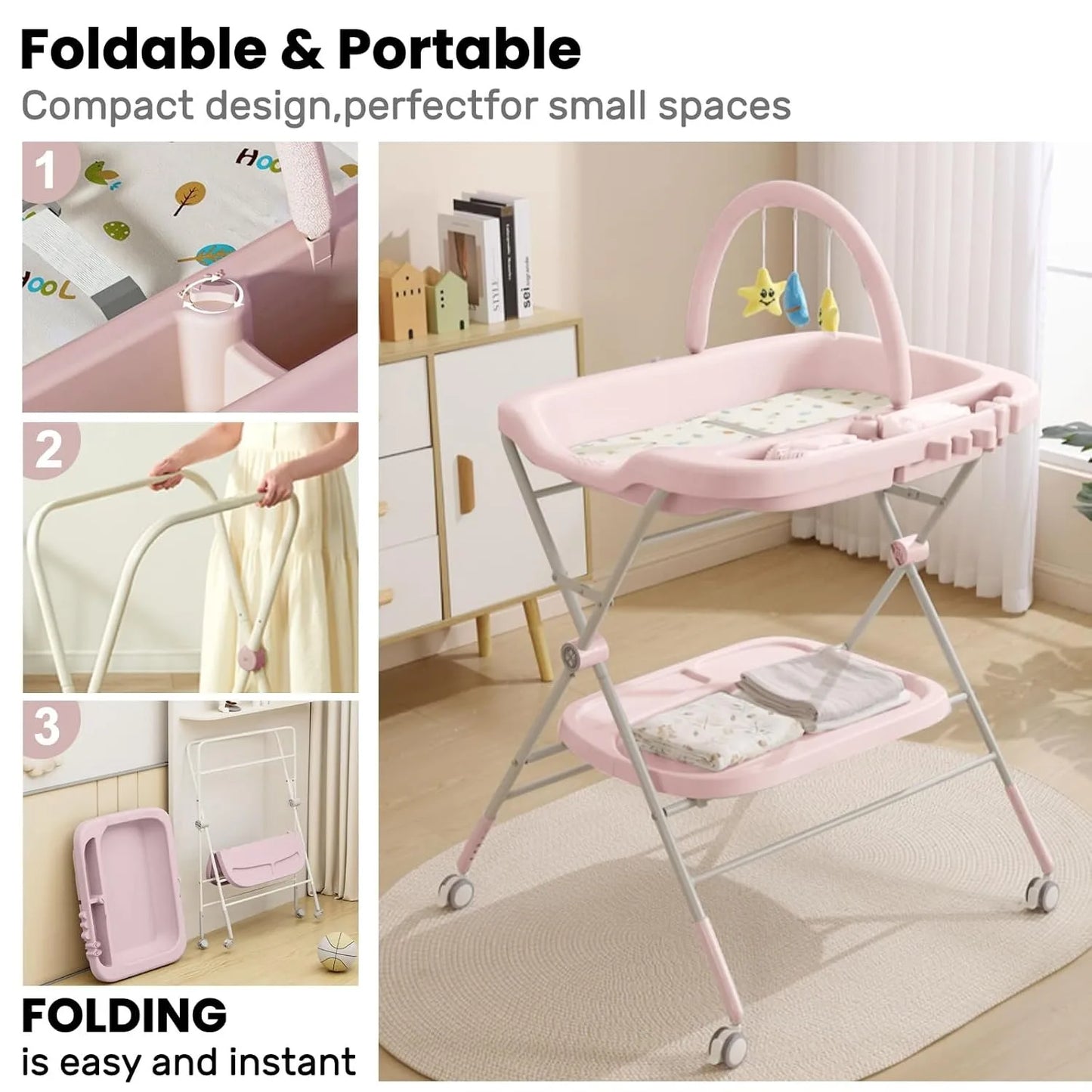 Joy _Baby Portable Diaper Changing Table