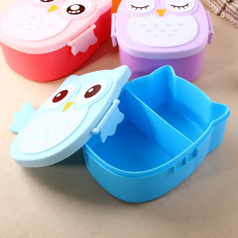 little one_Portable Plastic Children Students Lunch Box