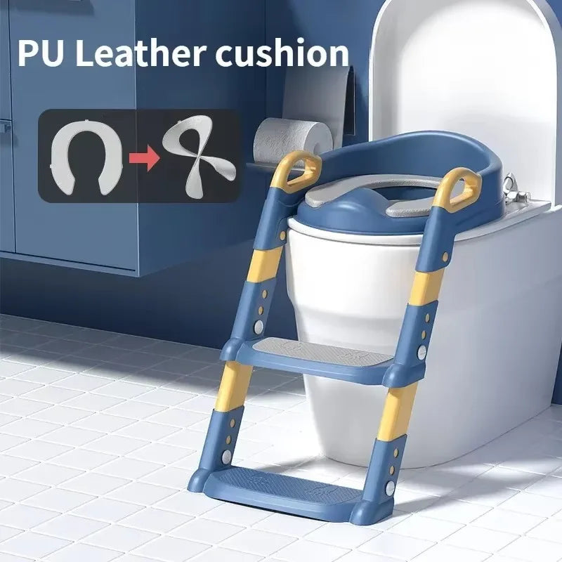 Prince & Queen _Folding Children's Toilet Seat Stool