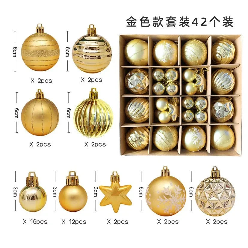 PVC Christmas Ball  Decoration set