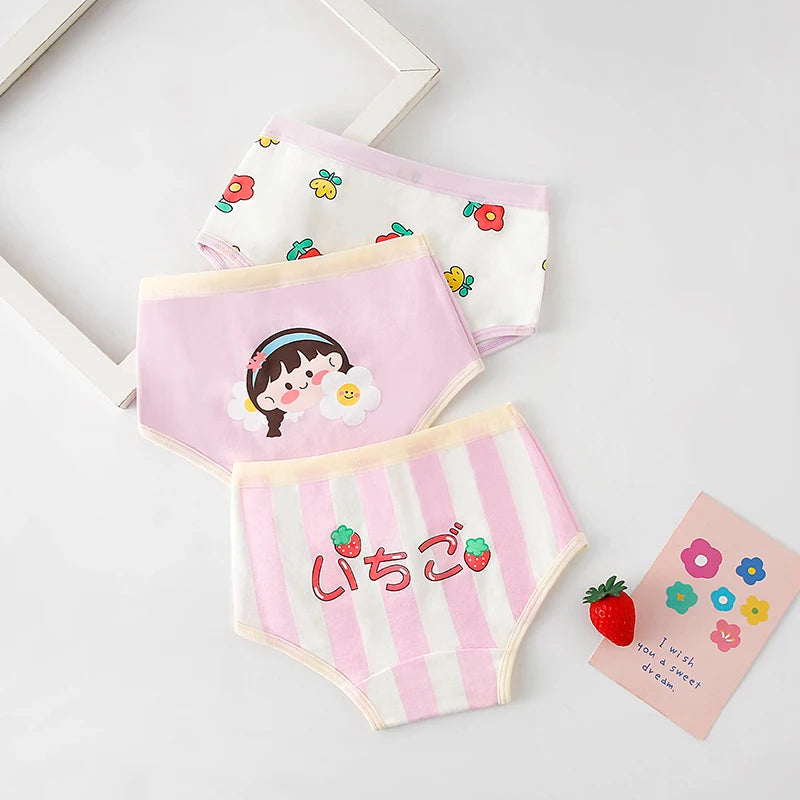 JOY_3Pcs/lot Kids Panties 7 Collections Chirdren's Underwear