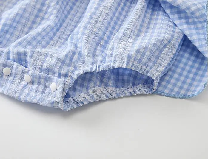 Baby Girl  Peter pan collar Romper