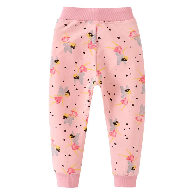 Joy_  Girls Sweatpants Rainbow Print