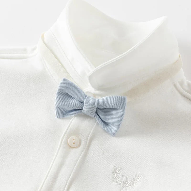 Joy_ Children Boys Long Sleeve White Shirt