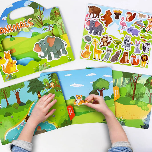 Reusable Scene Cute Stickers