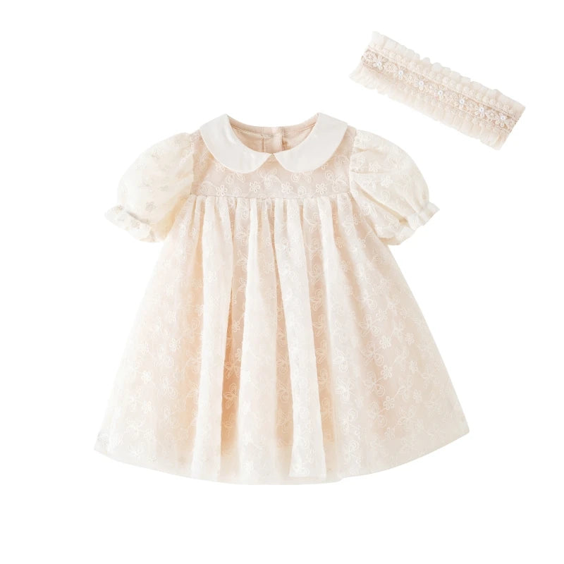 Summer lace baby girl dress