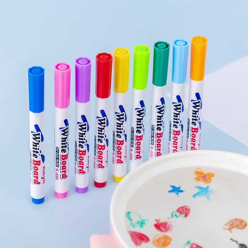 Water Floating Pen Magical Ink Pens With Spoon