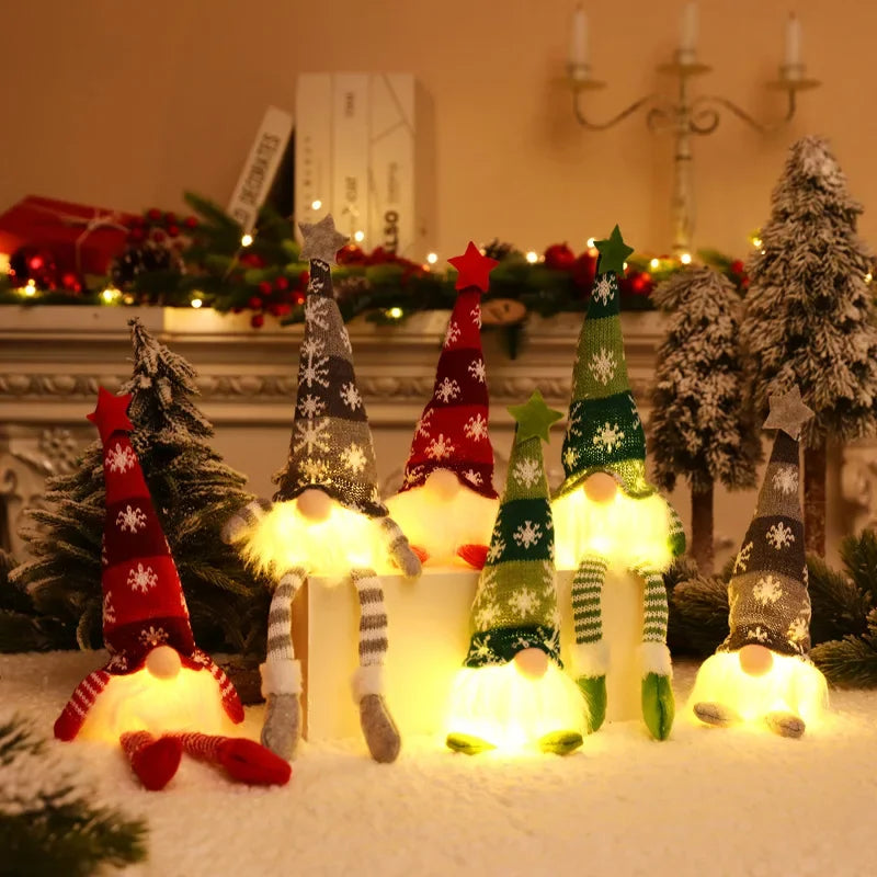 Christmas Faceless Doll Gnome Ornaments