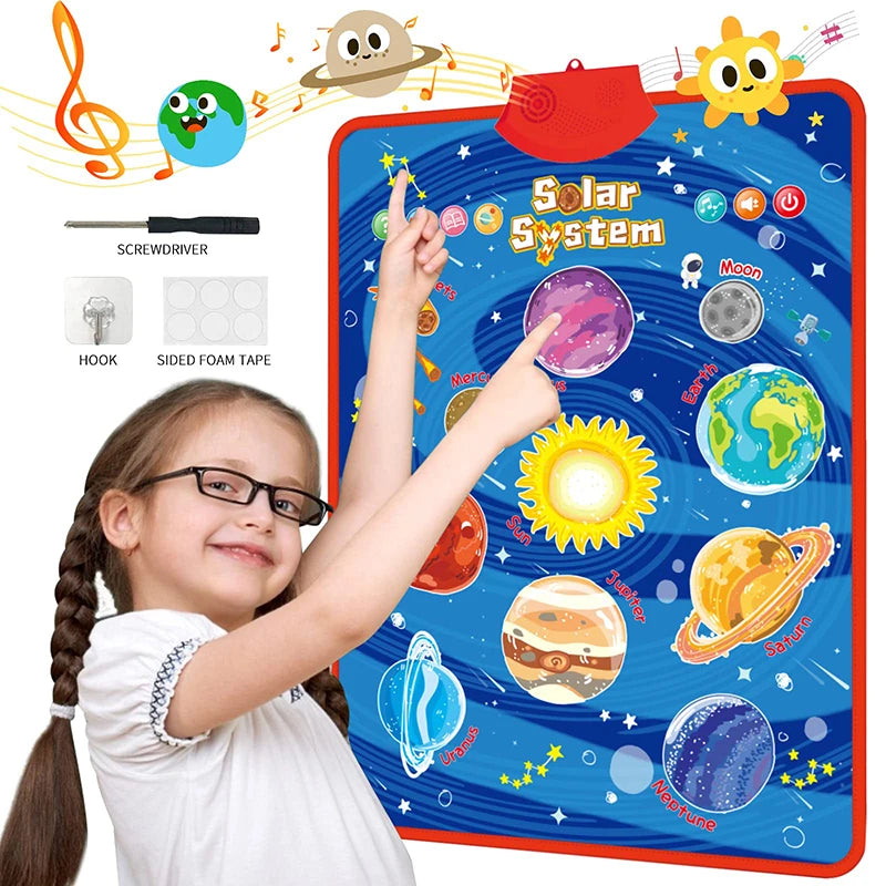 Electronic English Alphabet Wall Chart Talking ABC Letters 123s