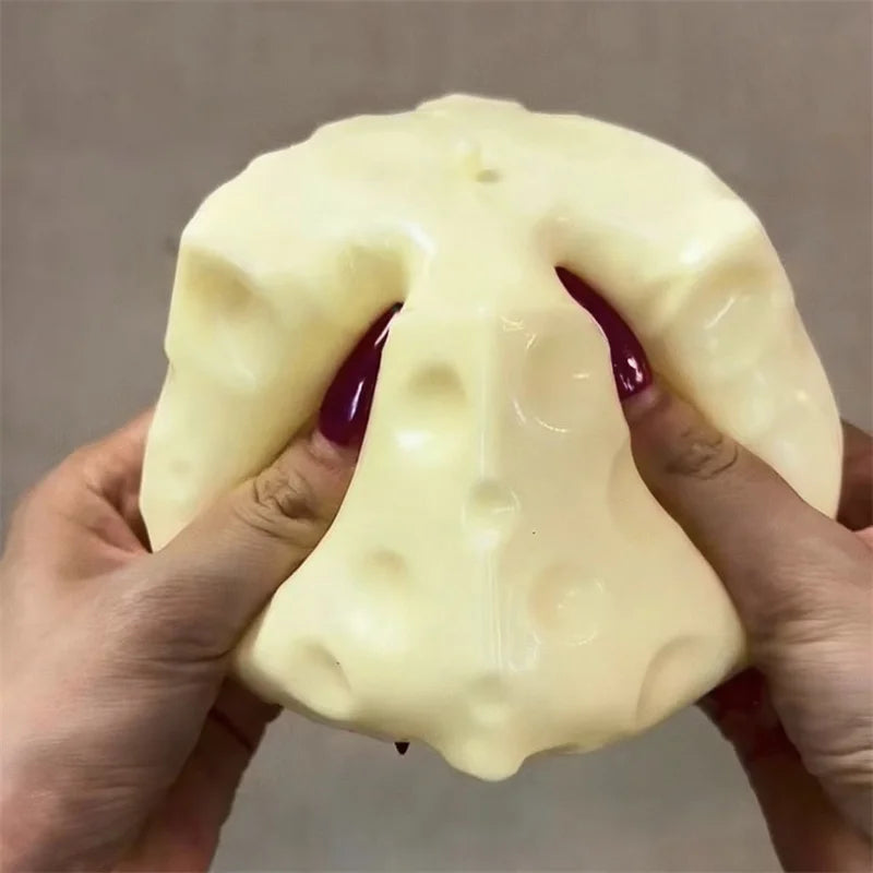 Cheese Cube Stress squishy Ball