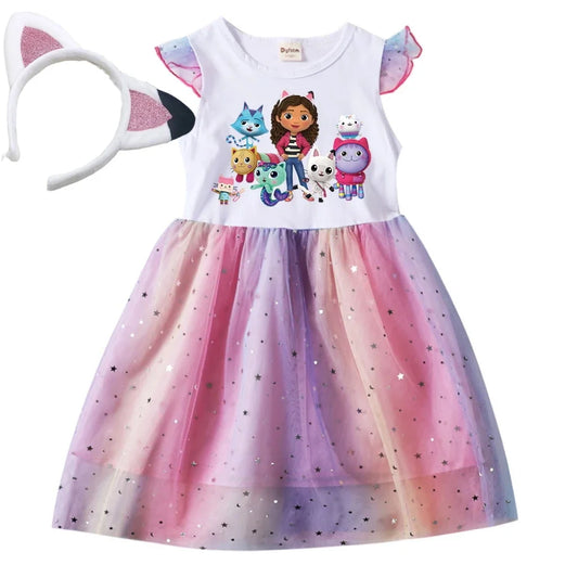 Cartoon Print Gift Dress