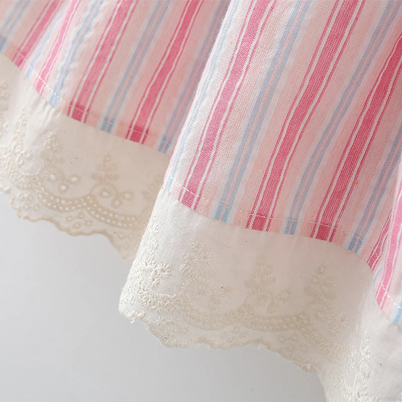 Summer  Bow Baby Girl Dress, Hat