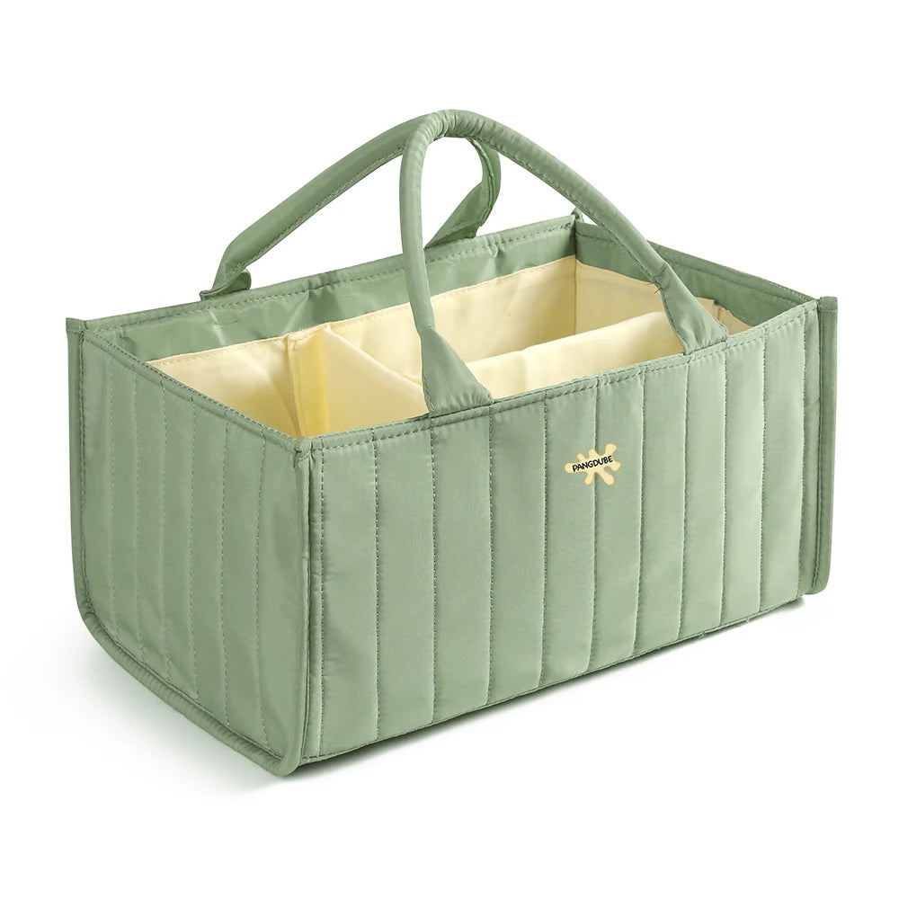 LITTLE ONE_ Baby Diaper Organizer Bag Folding Portable Diaper Stackers & Caddies
