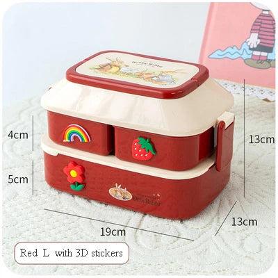 Joy_ Portable Lunch Box For Girls School Kids
