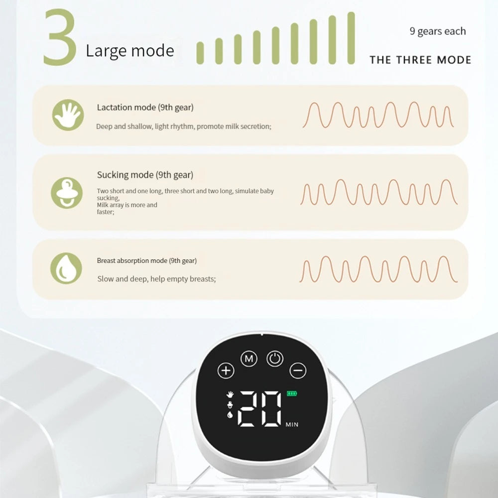KIWII_2/1pcs Electric Breast Pumps
