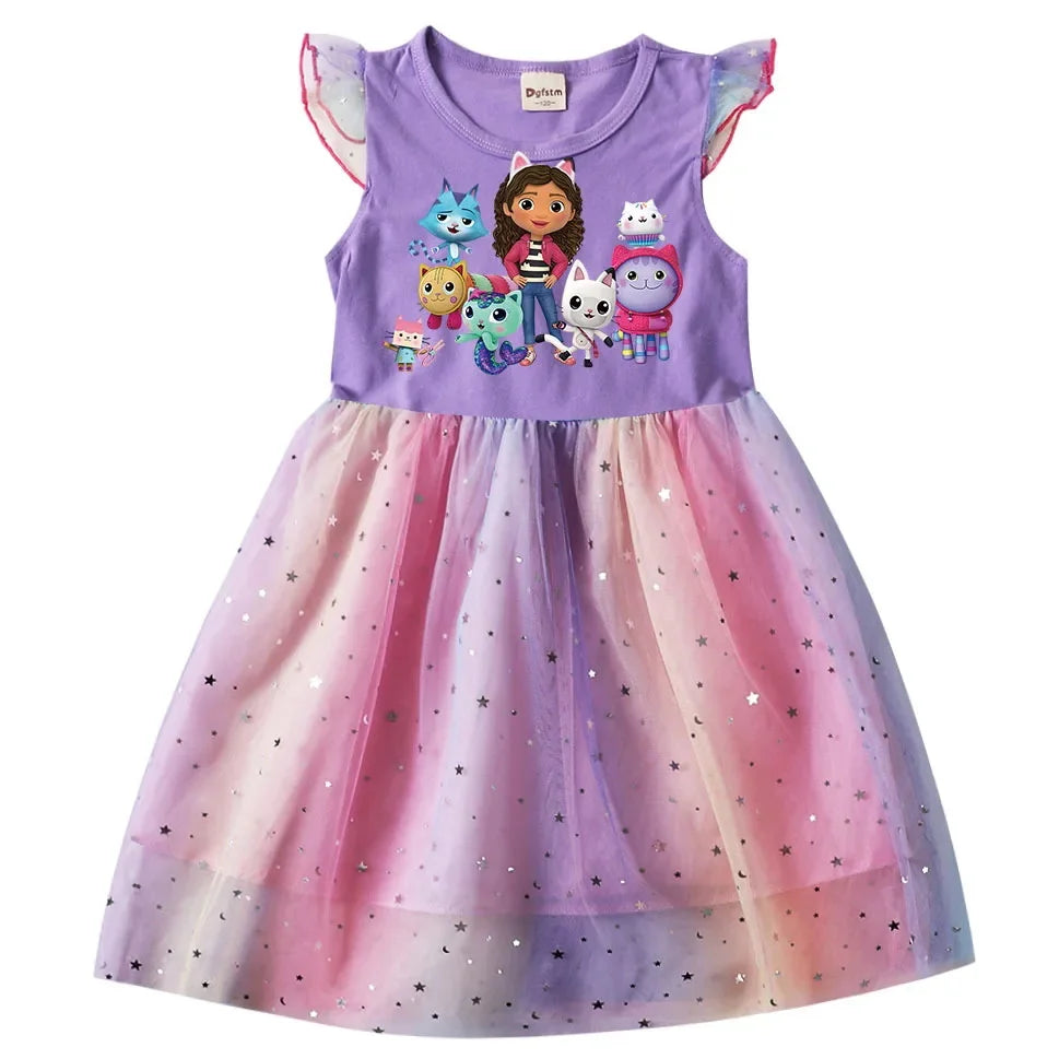 Cartoon Print Gift Dress