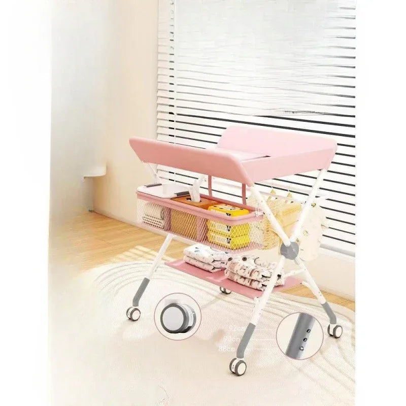 Bird _A Foldable Changing Table for Infants with Portable Operation Platform