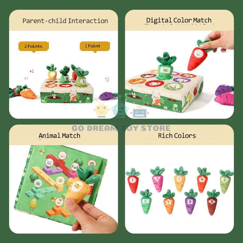 Baby Montessori Toy Toddler Fine Motor Skills Training Color Learning