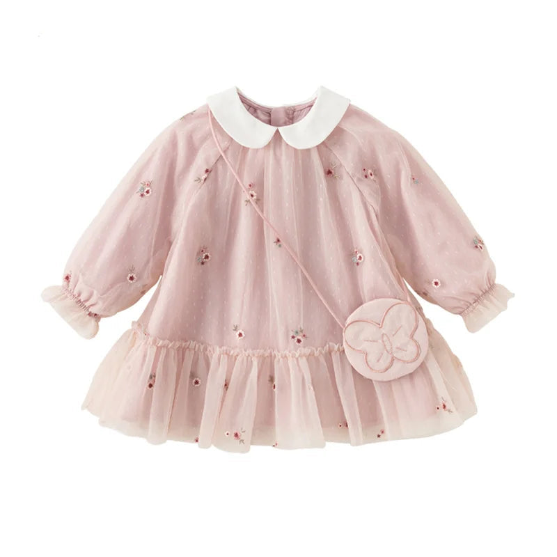 Mesh Floral Princess Dress