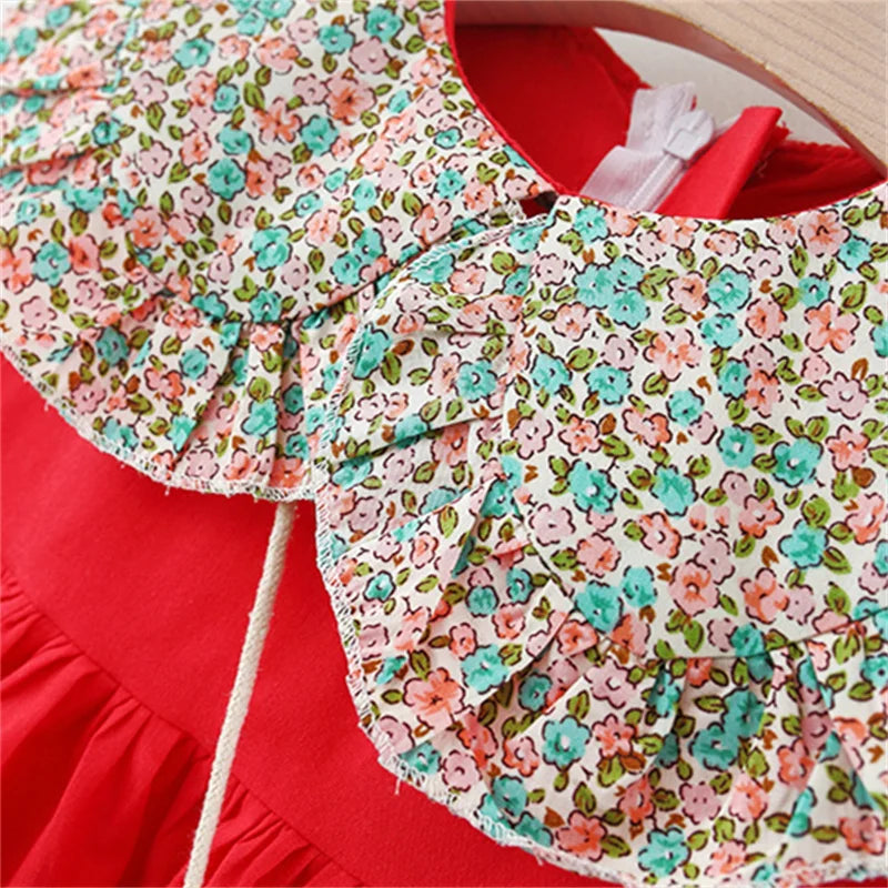 rabbit printed girly dress