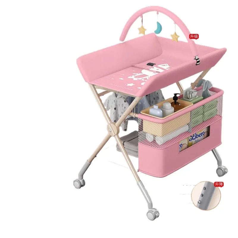 Bird _A Foldable Changing Table for Infants with Portable Operation Platform