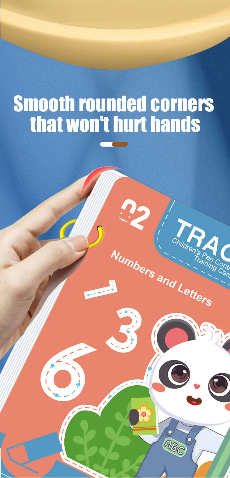 Kids Reusable Tracing Workbook – Early Learning Writing & Drawing Book with Erasable Pen