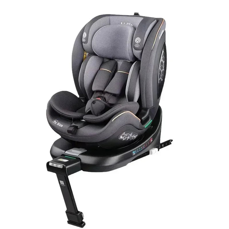 JOY _Child Car Seat with Support Seat Can Be Rotated 360° and Backrest Angle Can Be Adjusted Car Seat for 1-12 Years Old