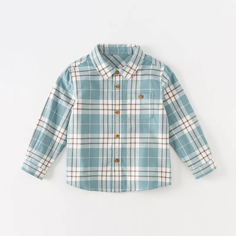 Bird_ Children's Shirt Autumn Boys' Baby Pure Cotton