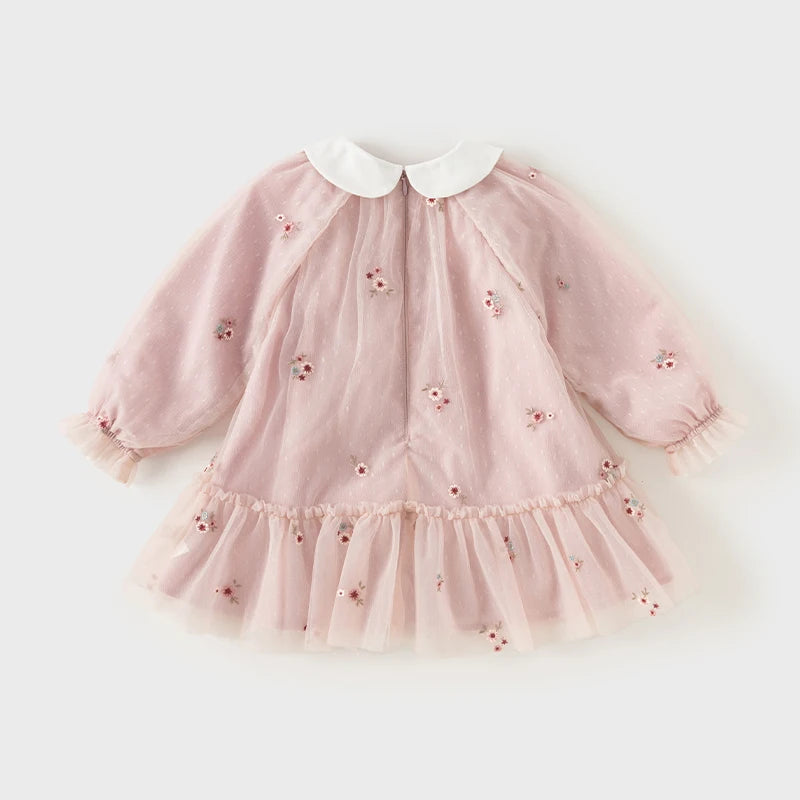 Mesh Floral Princess Dress