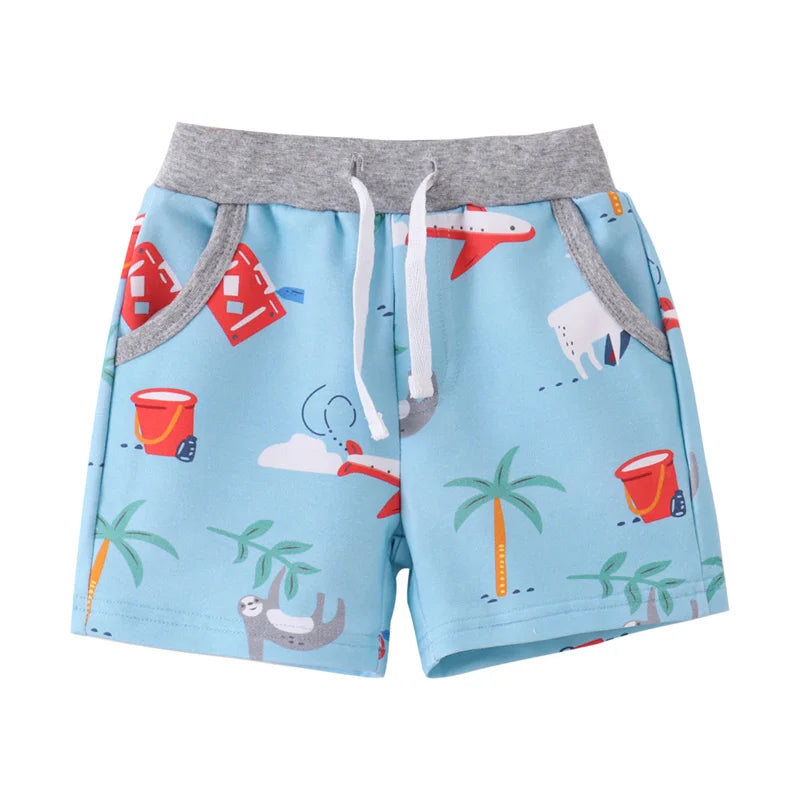 JOY _Jumping Meters 2-7T Summer Crab Boys Shorts