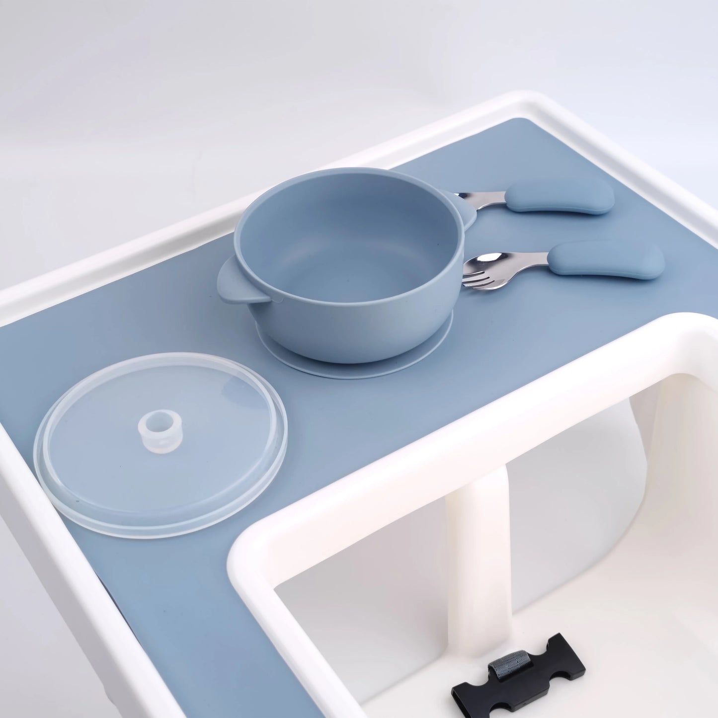 Bird_ High Chair Insert Mat Dinning Placemat Highchair Tray Baby Silicone Flat Placemat For Kids