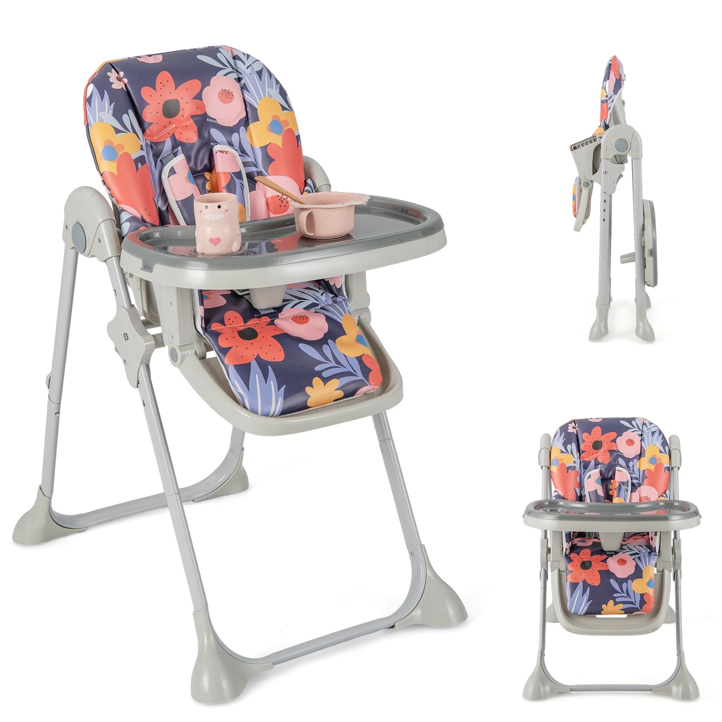 Bird_ Baby Highchair Height Adjustable Feeding Chair