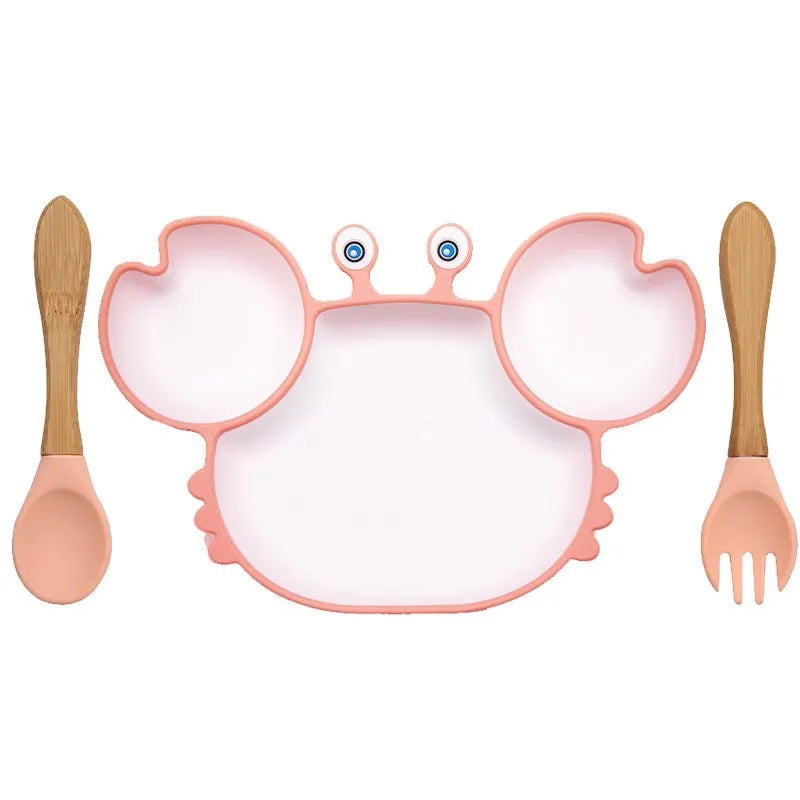 KIWII _Baby Dish Baby Bowls Plates and Spoons Set